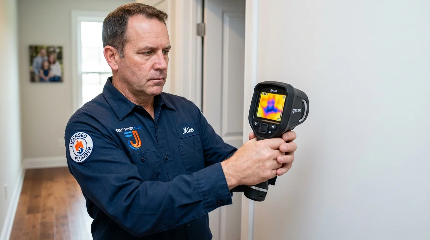 Thermal imaging leak detection by Johns Plumbing LLC in Weyers Cave